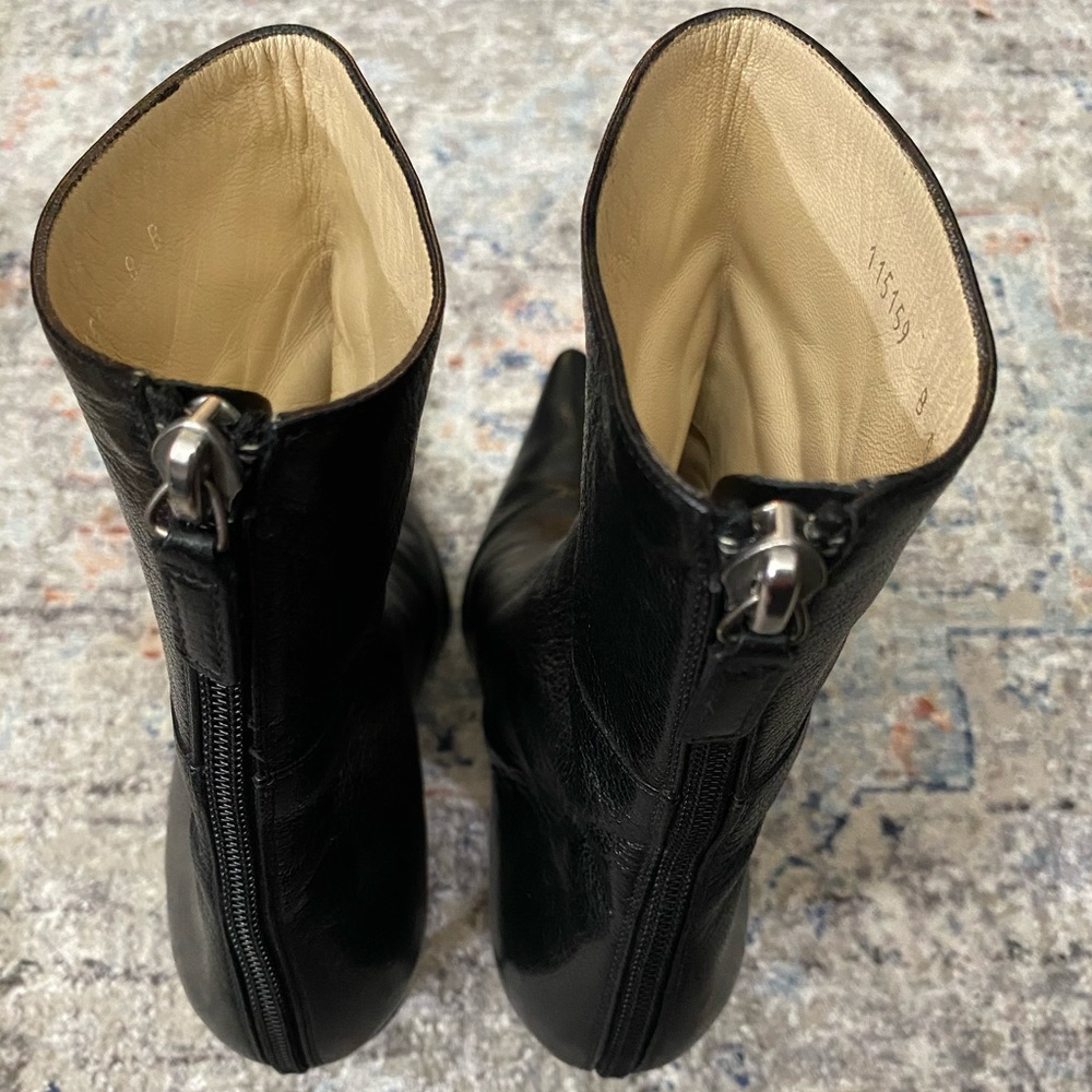 Gucci leather low calf / high ankle boots Black - Picture 2 of 6
